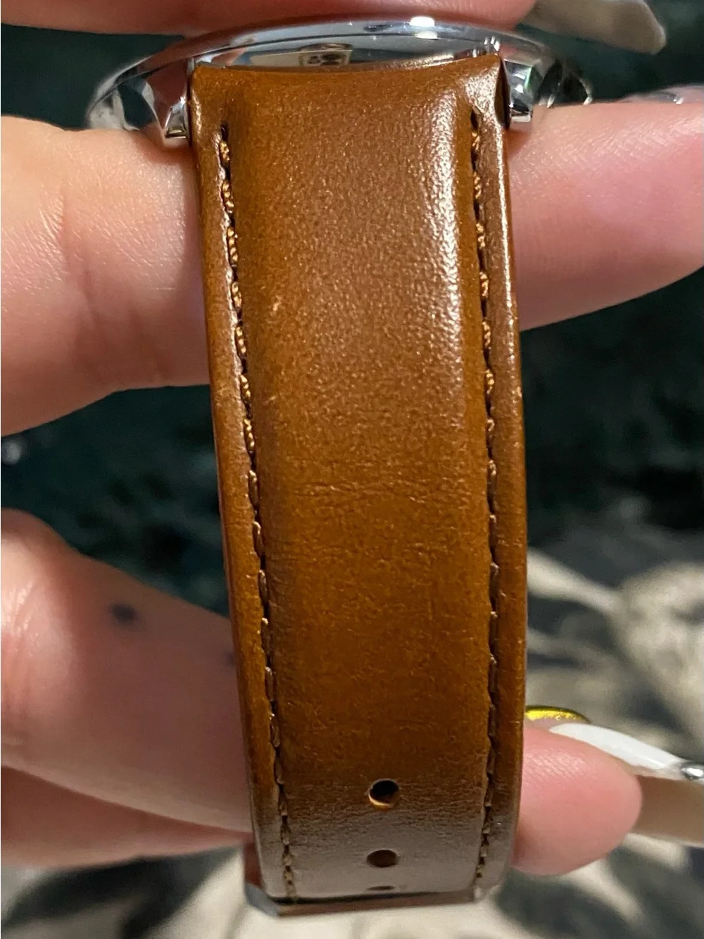 Filippo Loreti Men's Silver Dial Brown Leather Watch